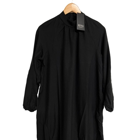 New Refka Black‎ Modest Dress - Picture 3 of 8